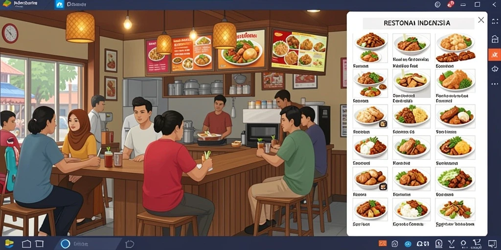 Screenshot menunjukkan tampilan awal game AKARTOTO yang menarik.