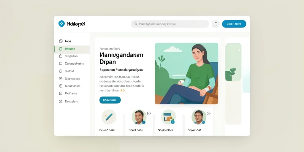 Menampilkan pemandangan indah dari pegunungan Himalaya.