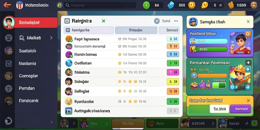 Tampilan antarmuka yang menarik dan interaktif.