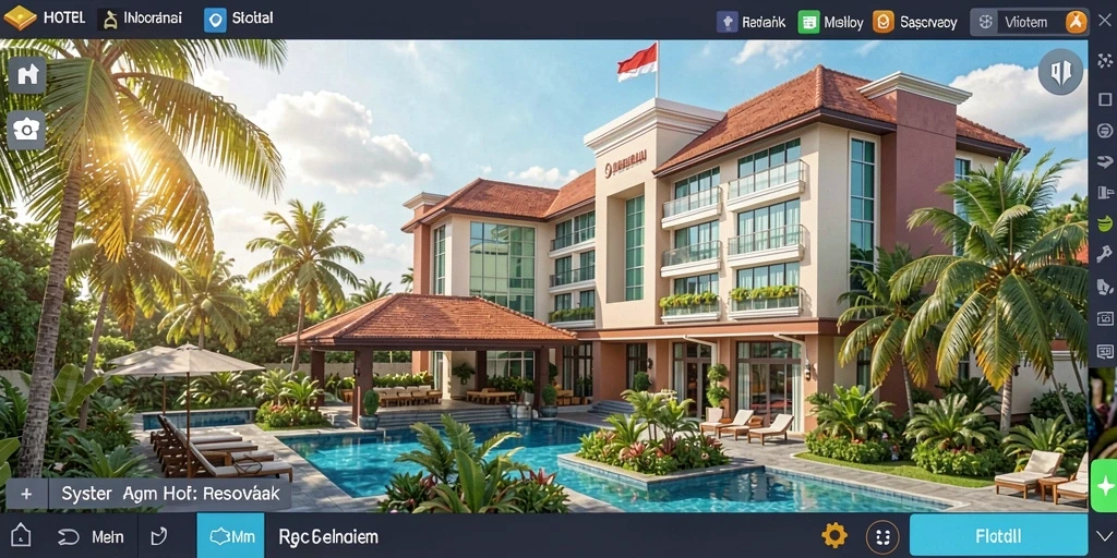 Tampilan awal aplikasi HIBIKIWIN yang menarik.