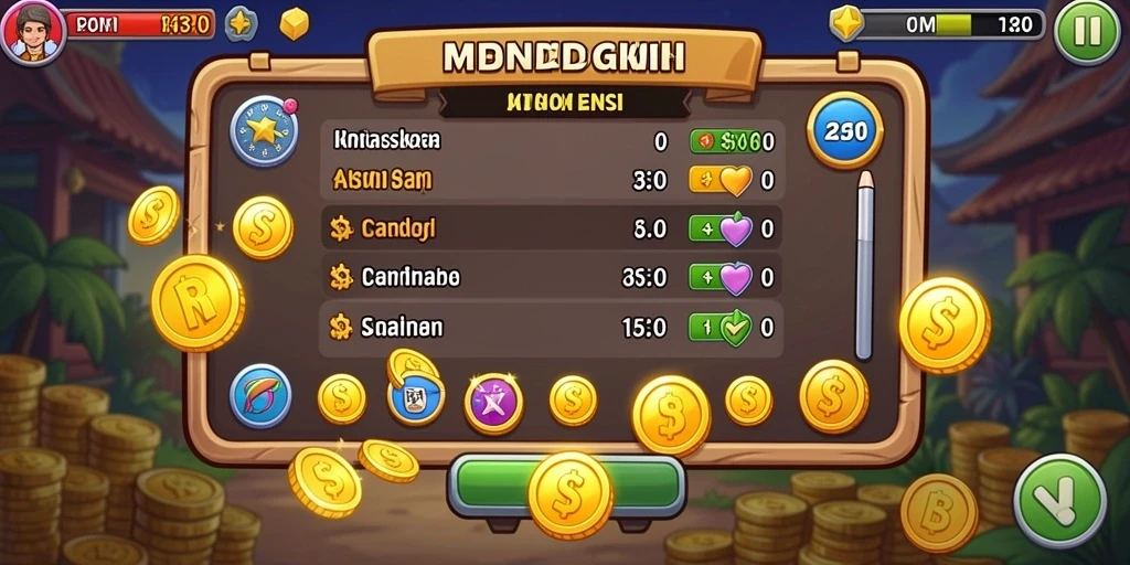 Tampilan menu utama yang intuitif dan menarik.
